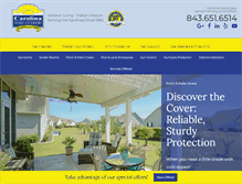 Tablet Screenshot of carolinahomeexteriors.com